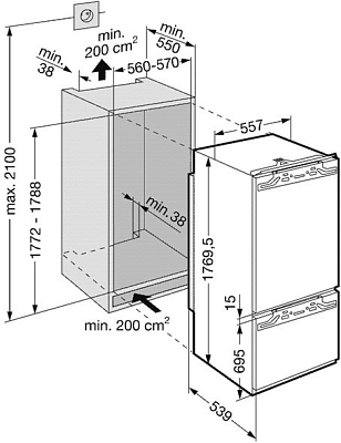 ������������ ����������� Liebherr ICBN 3066