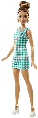 ����� Barbie Fashionistas Emerald Check - Original DVX72