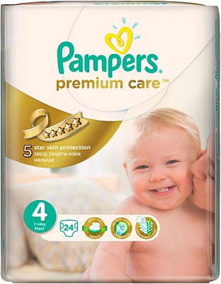 ���������� Pampers Premium Care 4 [Premium Care 4 / 24 pcs]