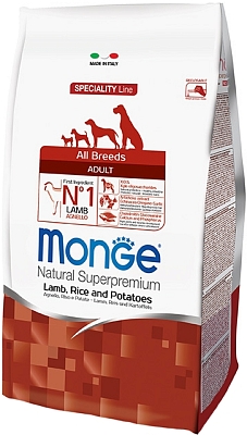 Monge Speciality Adult All Breed Lamb/Rice/Potatoes 12 kg