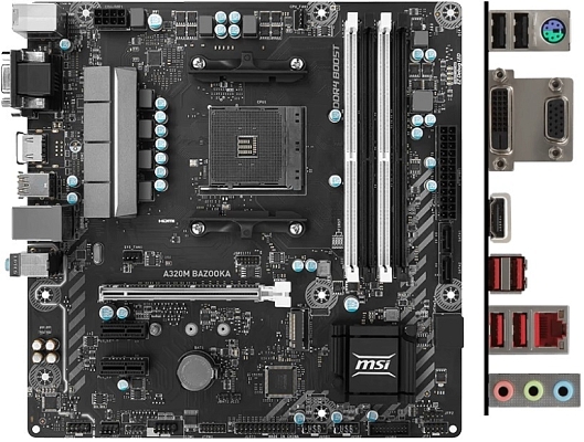 ����������� ����� MSI A320M BAZOOKA