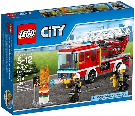 ����������� Lego Fire Ladder Truck 60107