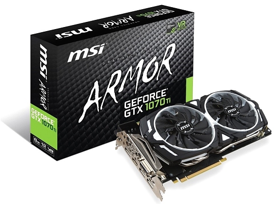 ���������� MSI GTX 1070 Ti ARMOR 8G