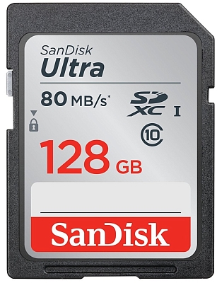 ����� ������ SanDisk Ultra SDXC UHS-I 533x Class 10 [Ultra SDXC UHS-I 533x Class 10 128Gb]