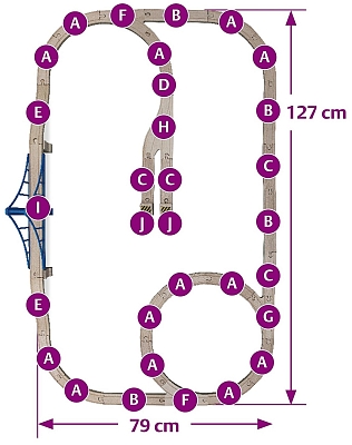 �������� / �������� ������ Eichhorn Large Train Set In Box 100001228