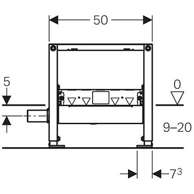 ����������� ��� ������� Geberit Duofix 111.591.00.1