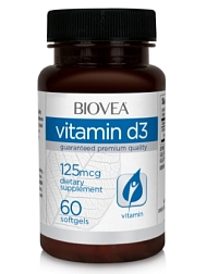 ��������� �������� Biovea, Vitamin D3, 60 ������