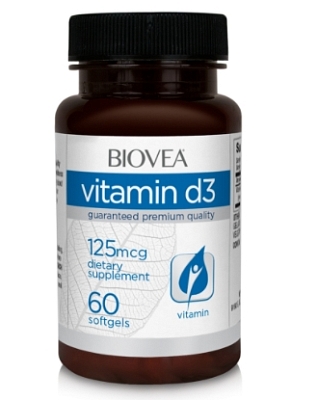 ��������� �������� Biovea, Vitamin D3, 60 ������
