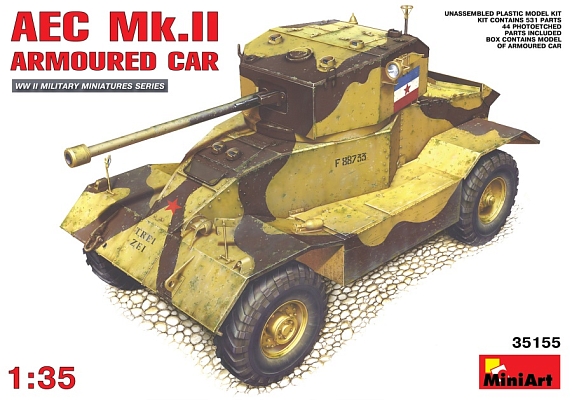 ������� ������ MiniArt AEC Mk.II Armoured Car (1:35)