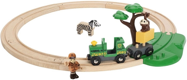 �������� / �������� ������ BRIO Safari Railway Set 33720