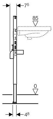 ����������� ��� ������� Geberit Duofix 111.490.00.1