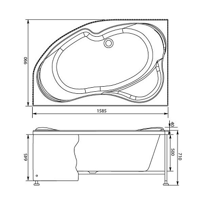 ����� AQUANET Capri [Capri 170x110]