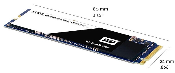 SSD ���������� WD Black SSD M.2 [WDS256G1X0C]