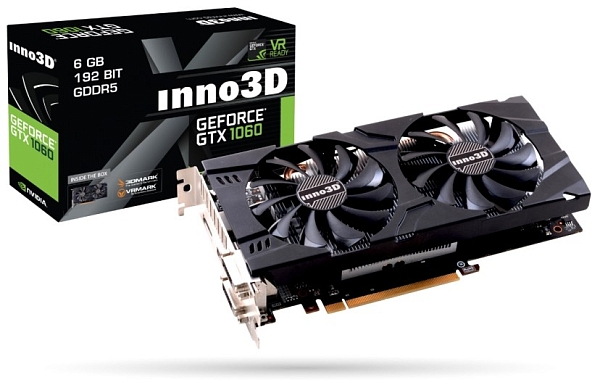 ���������� Inno3D GeForce GTX 1060 N106F-5SDN-N5GS