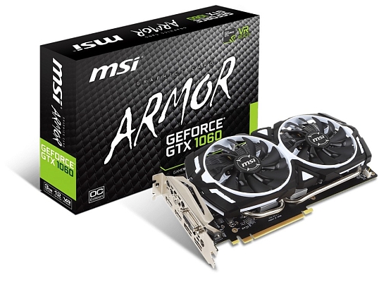 ���������� MSI GTX 1060 Armor 3G OCV1