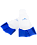 ����� ������������� Aquajet White/Blue, L 25Degrees ��-00017393