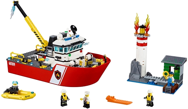 ����������� Lego Fire Boat 60109