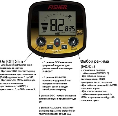 ��������������� Fisher Gold Bug DP