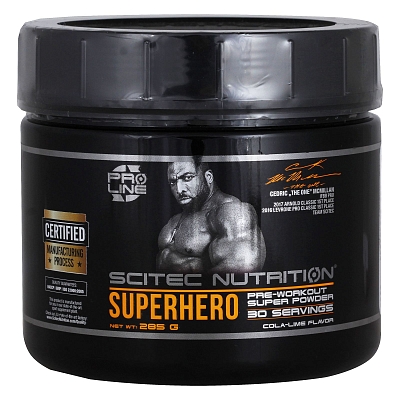 ����������������� ��������� � �������� Scitec Nutrition, SuperHero, 285 �