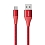 Anker PowerLine +II USB A USB C 3ft Red