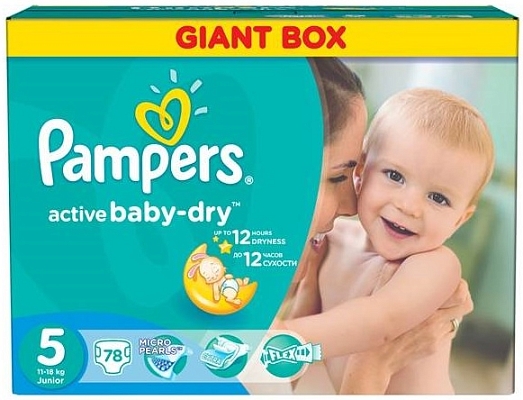���������� Pampers Active Baby-Dry 5 [Active Baby-Dry 5 / 78 pcs]