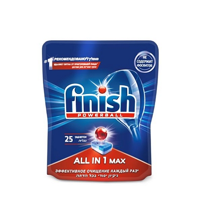 Finish All in1 Max Powerball Super Charged 25 ��������