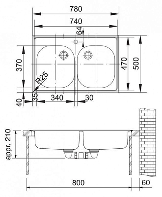 �������� ����� Franke Eurostar ETX 620-50