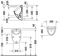 ������� Duravit Darling New Fizz 082336