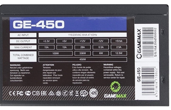 ���� ������� Gamemax GE Series [GE-500]