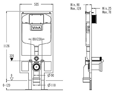 ����������� ��� ������� Vitra 740-5800-01