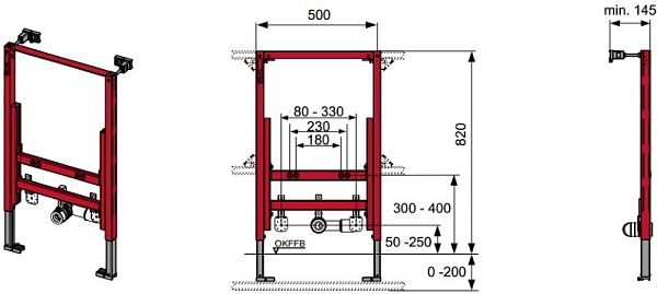 ����������� ��� ������� Tece 9.330.005