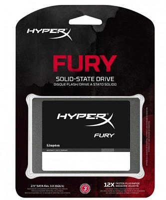 SSD ���������� Kingston HyperX FURY [SHFS37A/120G]