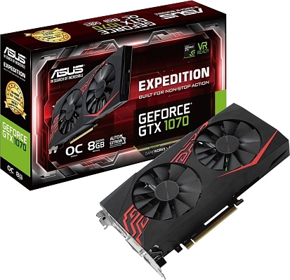 ���������� Asus GeForce GTX 1070 EX-GTX1070-O8G