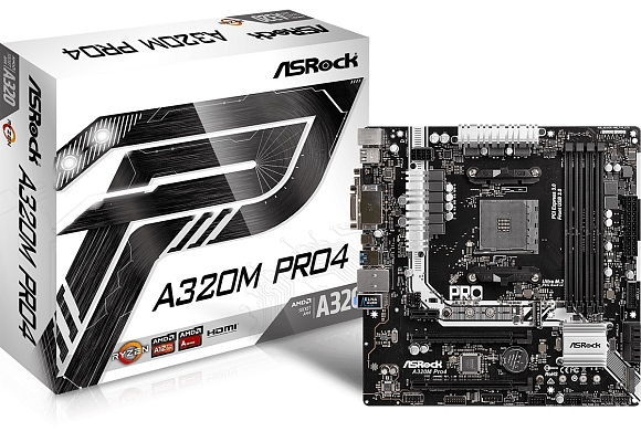����������� ����� ASRock A320M Pro4