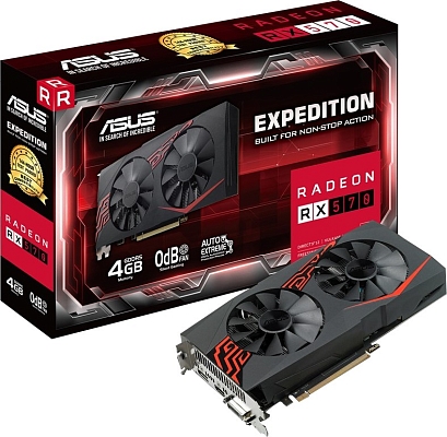���������� Asus Radeon RX 570 EX-RX570-O4G