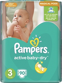���������� Pampers Active Baby-Dry 3 [Active Baby-Dry 3 / 90 pcs]