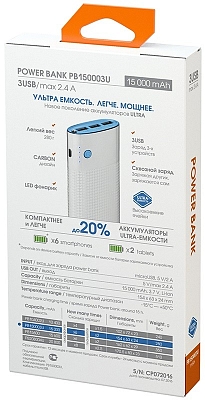 Powerbank ����������� InterStep PB150003U