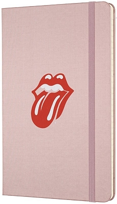 ������� Moleskine Rolling Stones Ruled Pink