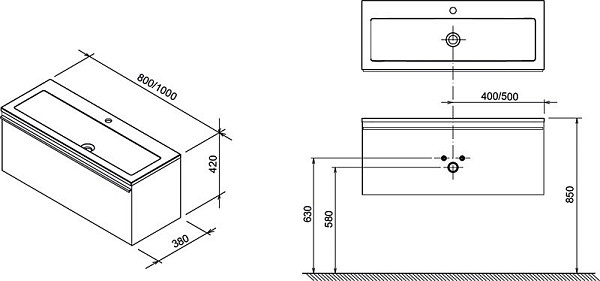 ����� ��� ���������� Ravak SD Clear 800