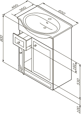 ����� ��� ���������� AM-PM Bourgeois 65