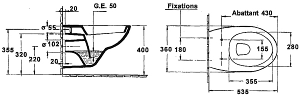 ������ Jacob Delafon Patio E4187