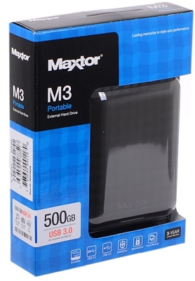������� ���� Seagate Maxtor M3 Portable 2.5" [STSHX-M401TCBM]