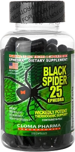 Cloma Pharma Black Spider 25 100 cap