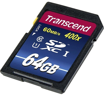 ����� ������ Transcend Premium 400x SDXC Class 10 UHS-I [Premium 400x SDXC Class 10 UHS-I 64Gb]