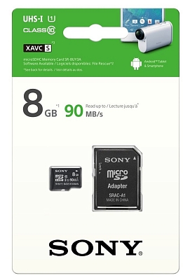 ����� ������ Sony microSDHC 90 Mb/s UHS-I U1 [microSDHC 90 Mb/s UHS-I U1 16Gb]