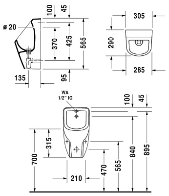 ������� Duravit D-Code 082930