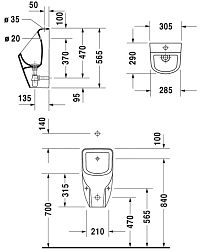 ������� Duravit D-Code 082830