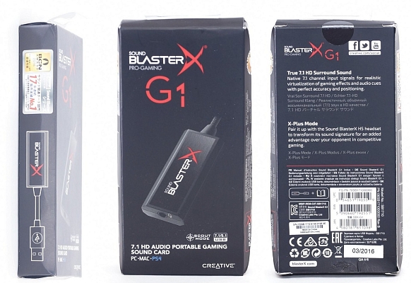 �������� ����� Creative Sound BlasterX G1