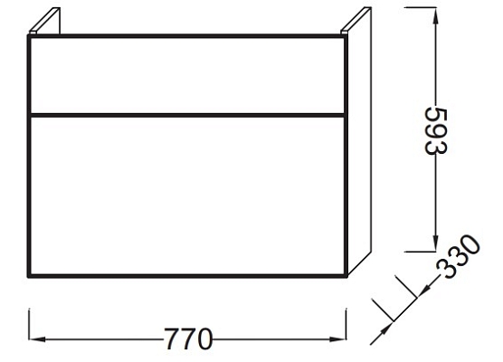 ����� ��� ���������� Jacob Delafon Presquile 80