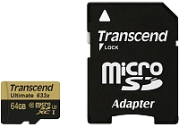 ����� ������ Transcend Ultimate 633x microSDXC Class 10 UHS-I U3 [Ultimate 633x microSDXC Class 10 UHS-I U3 64Gb]